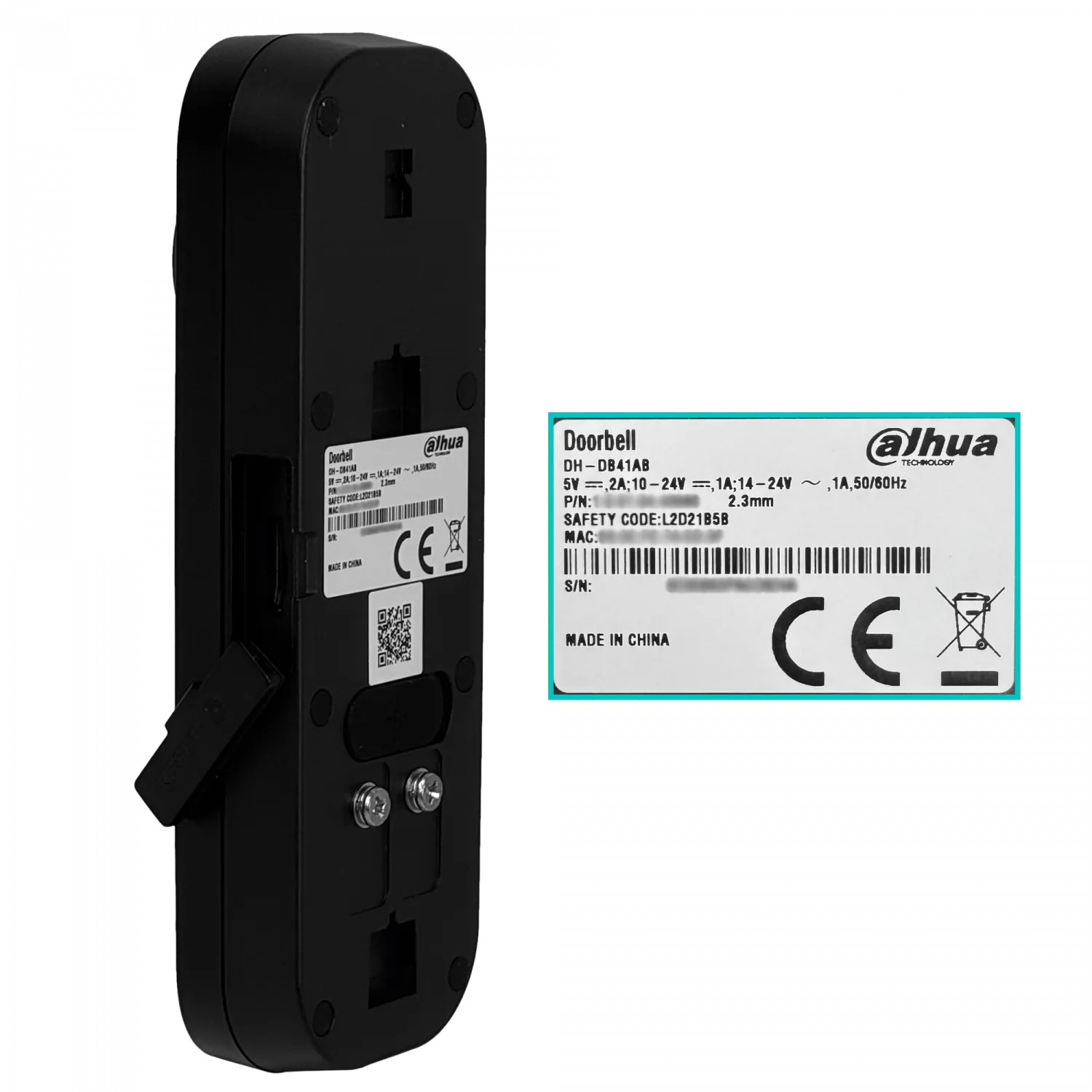 DAHUA req-WiFi 4MP Timbre AI CCTV-IR Bluetooth MicroSD USB-C Microfono 3