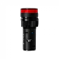 Luz Piloto LED 220VAC 15mm diametro 19mm cabeza 45mm altura Rojo - Miniatura 3