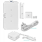 UBIQUITI Bridge+Switch WiFi7 7-2500 1-10G PoE+ 35W tot inc-54V/59Wplug - Miniatura 2