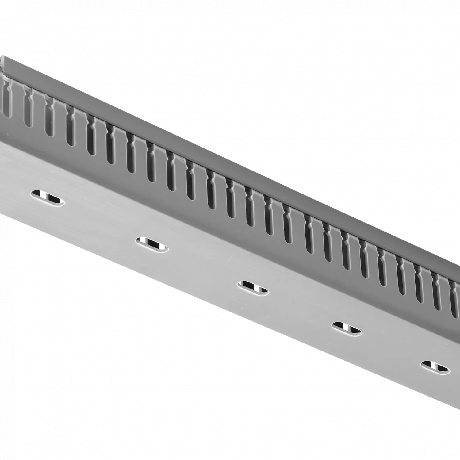 Canaleta Ranurada 2mt x 40x40mm Gris para Tablero Electrico 3