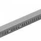 Canaleta Ranurada 2mt x 25x25mm Gris para Tablero Electrico - Miniatura 1