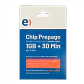 Chip ENTEL 3G/4G/5G prepago 30 minutos 1GB requiere activar subtel RUT - Miniatura 1