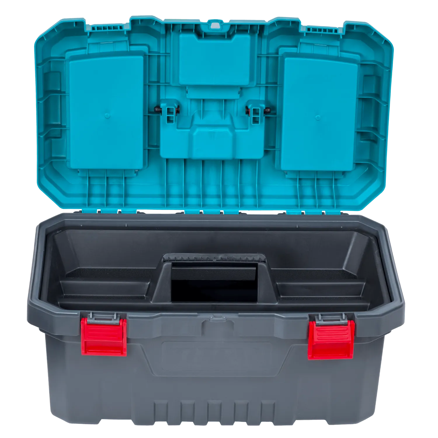 TOTAL 49x30x20cm Caja Herramientas Negra Plastica c/bandeja TPBX0201 5