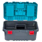 TOTAL 49x30x20cm Caja Herramientas Negra Plastica c/bandeja TPBX0201 - Miniatura 5