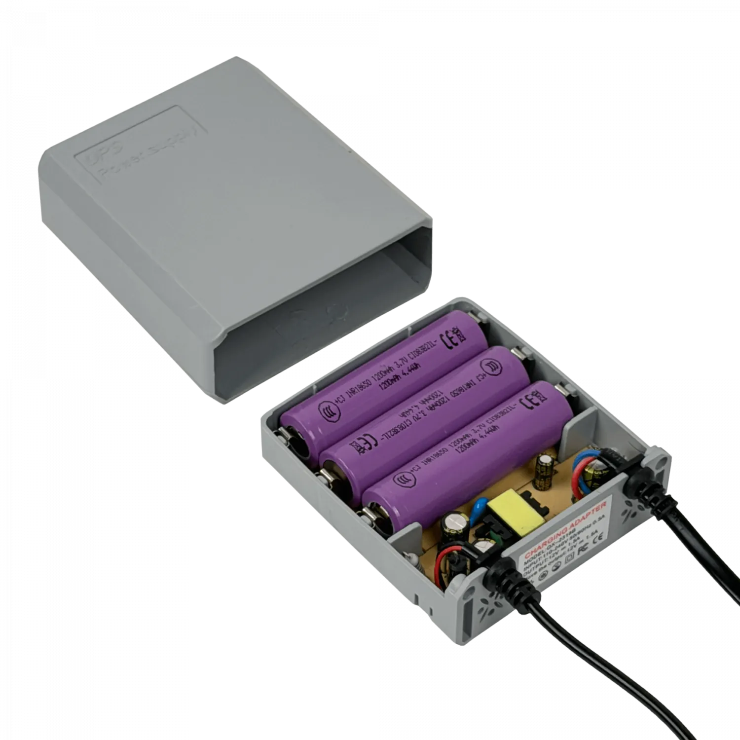 UPS 12Vdc 43Wh 3600mAh in:220VAC out:12V/2A Plug 5,5x2,1mm Bats Litio 6