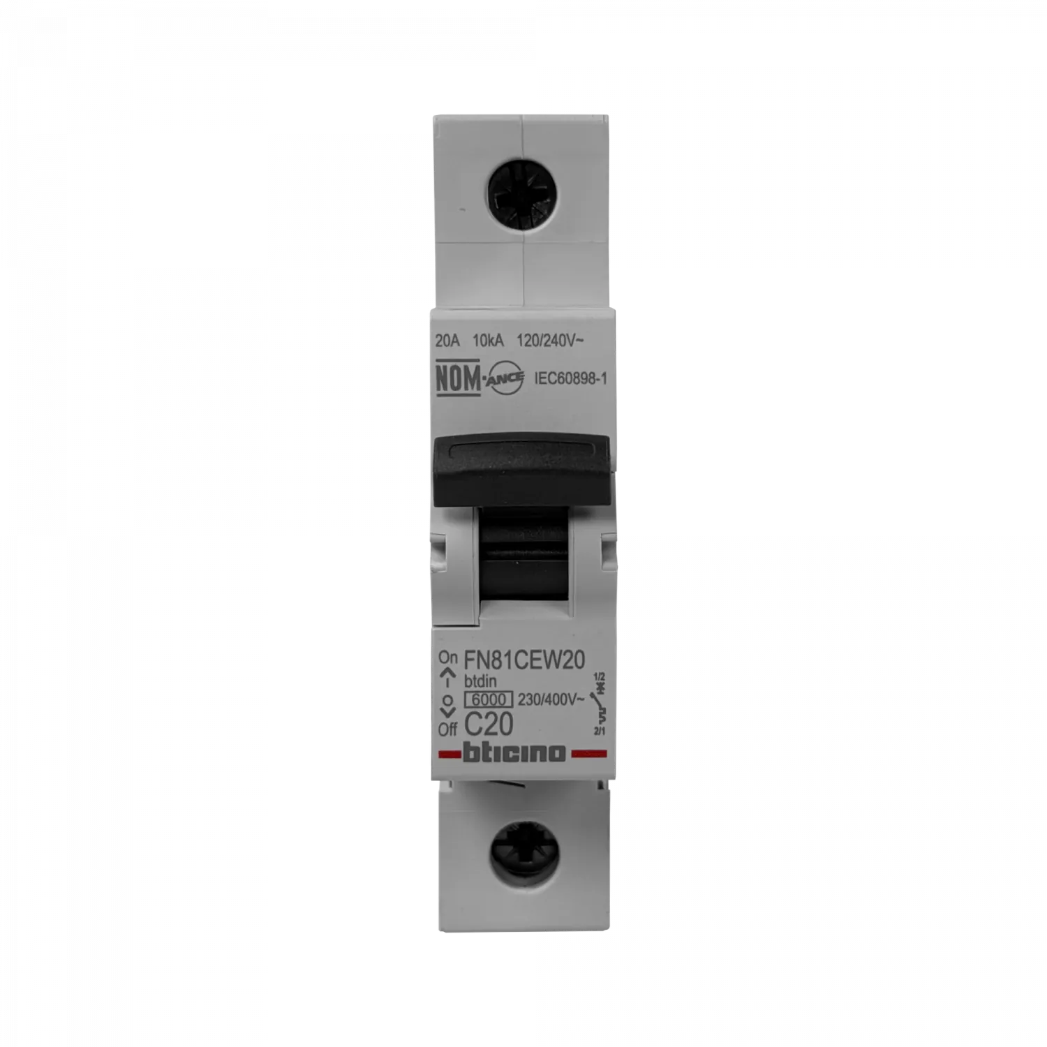Unipolar 20A 10kA 230/400V Interruptor Automatico Termomagnetico C20 1