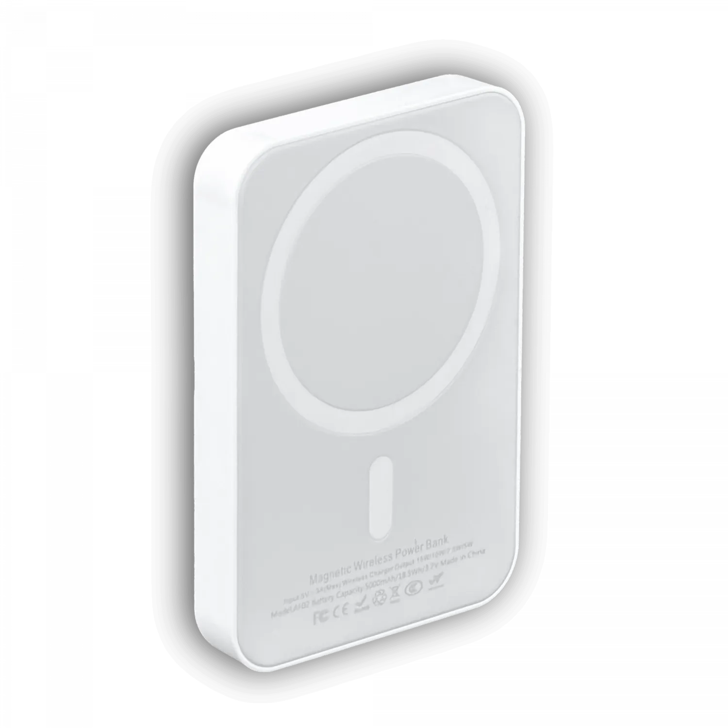 Cargador Portatil Inalambrico Negro USB-C-H 15W 5000mAh in-5Vdc 3A 1