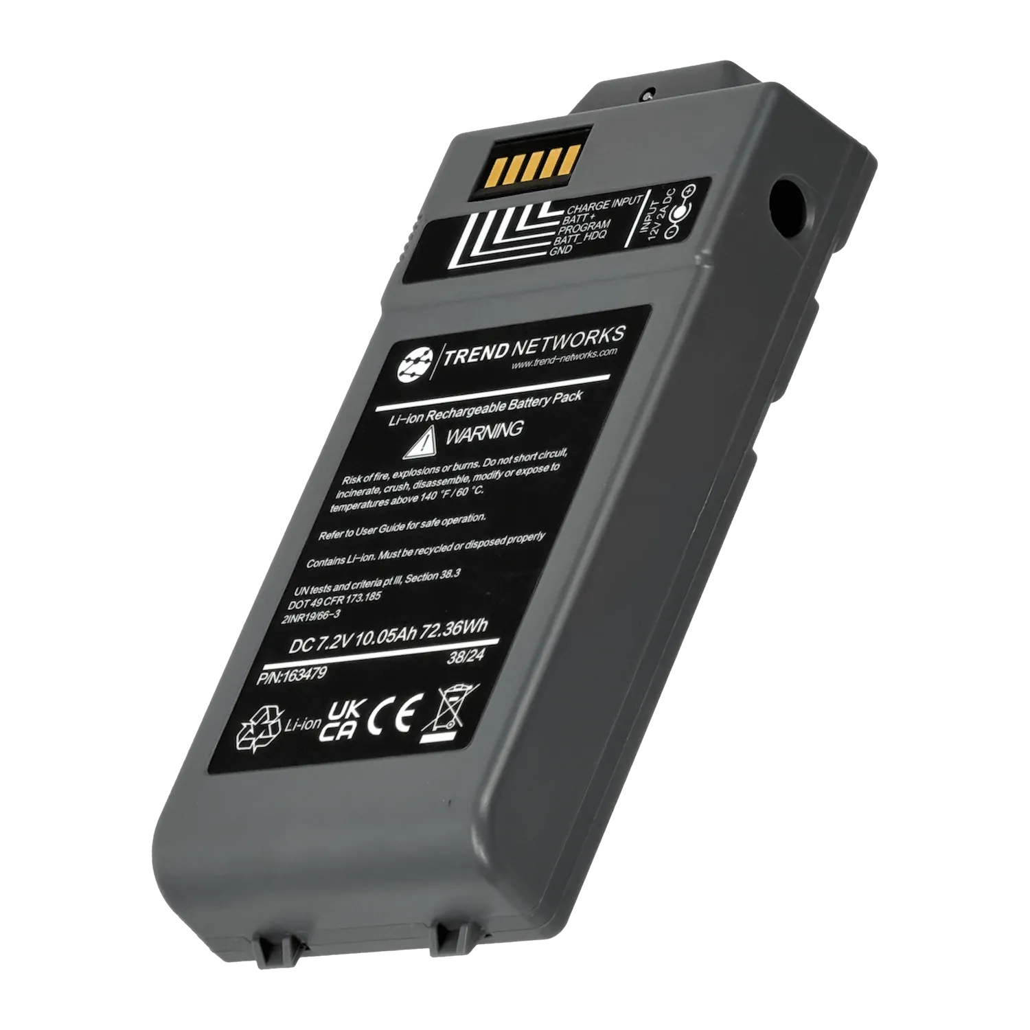 LANTEK Bateria de Litio p/LANTEK-500 7,2Vdc 10,05Ah Input 12V/2A 3