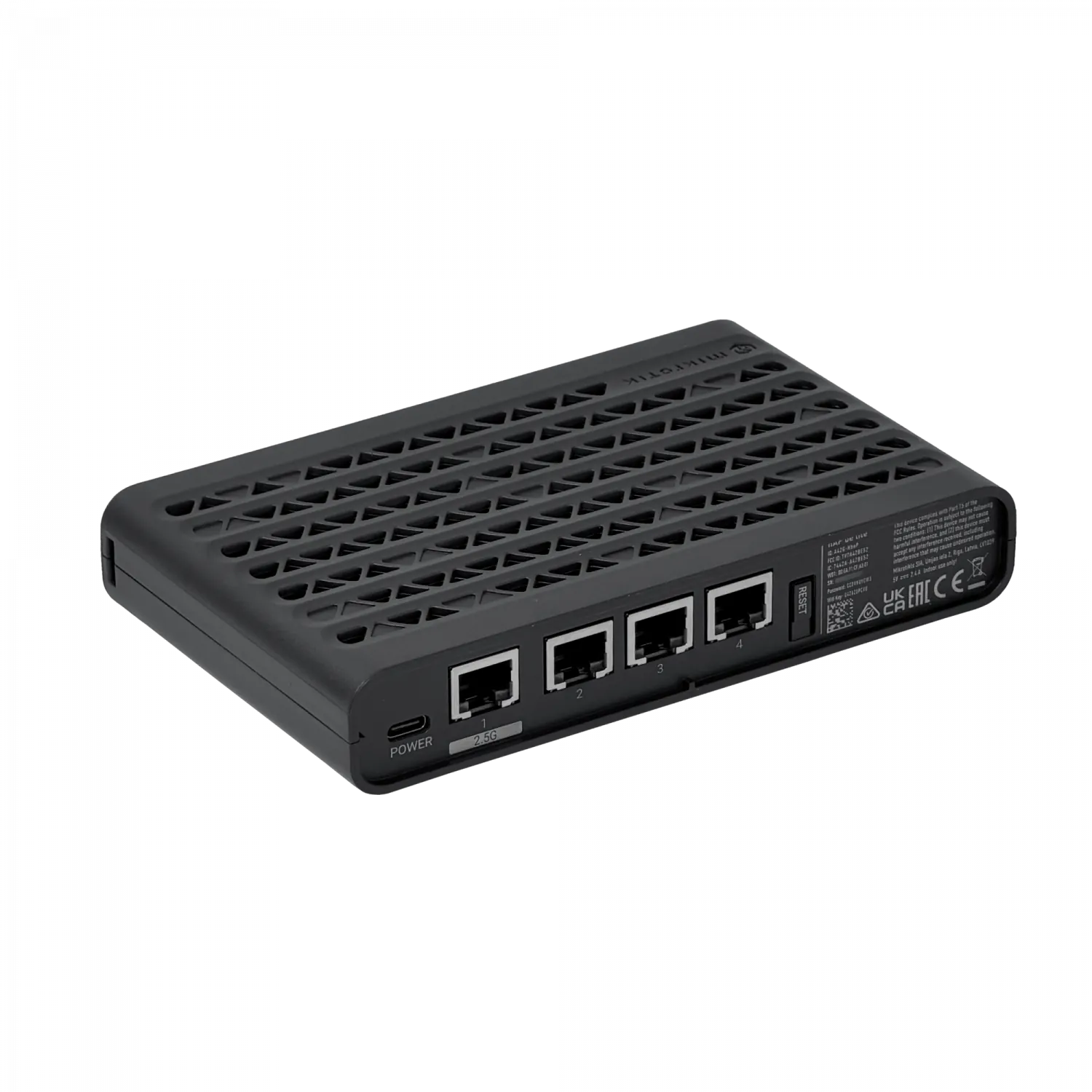 MIKROTIK WiFi7 1-2.5G 3-1000 2-950MHz 2,4/5GHz Router AP USB-C inc-5V 7