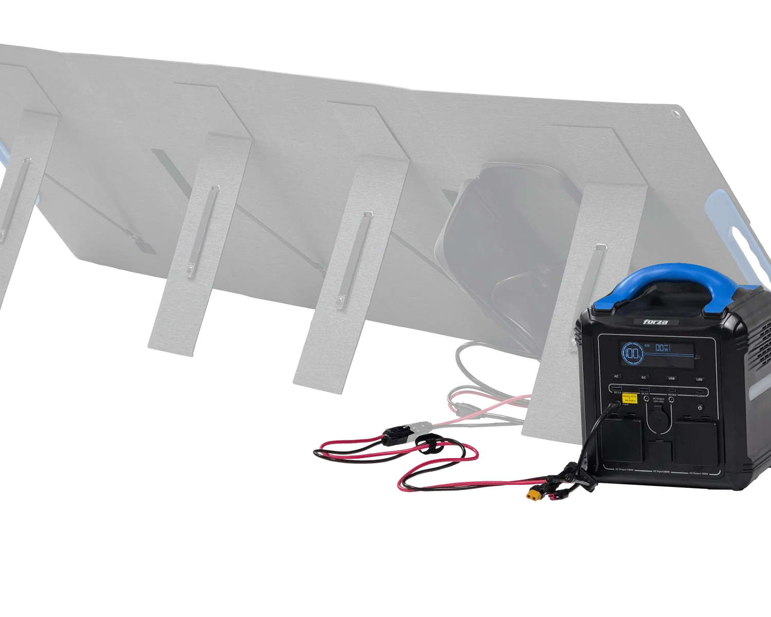 FORZA 700W Bateria Litio LMFP 551Wh Portatil inversor OndaPura MPPT 2