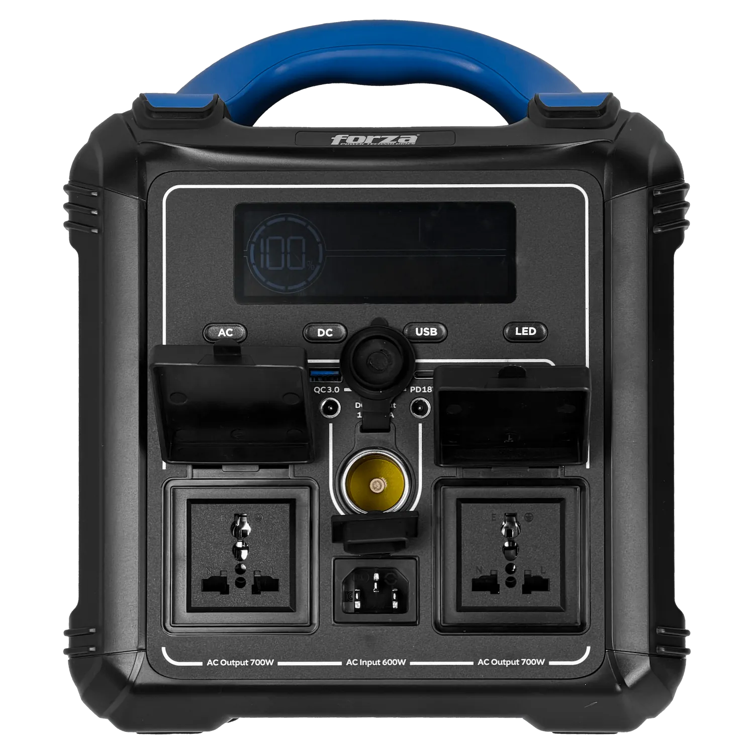 FORZA 700W Bateria Litio LMFP 551Wh Portatil inversor OndaPura MPPT 3