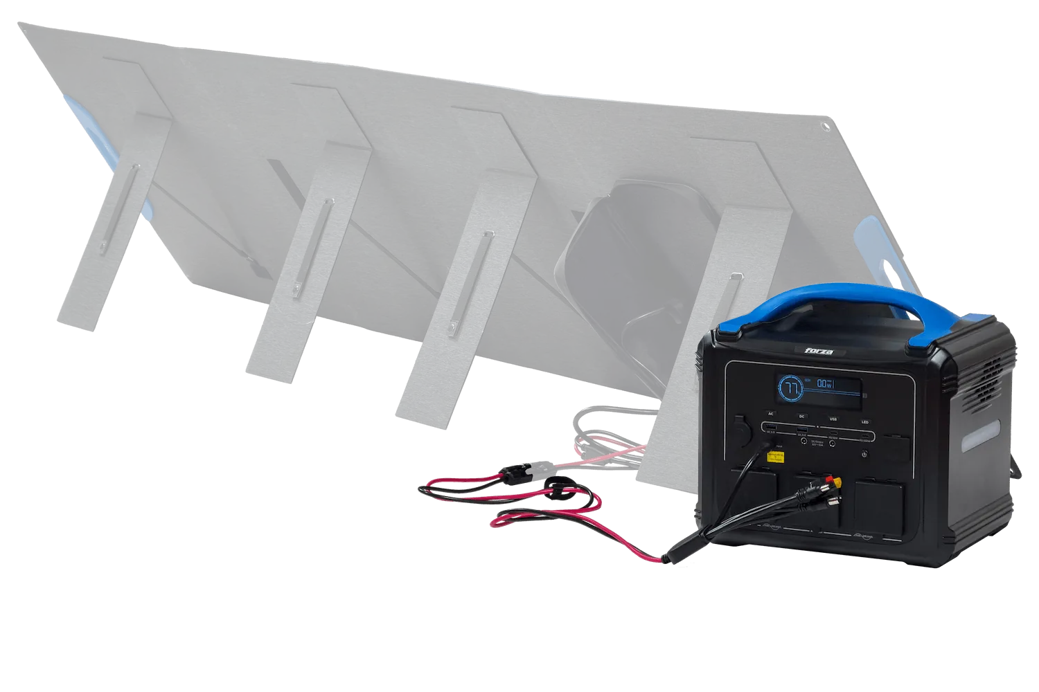 FORZA 1200W Bateria Litio LMFP 1102Wh Portatil inversor OndaPura MPPT 3