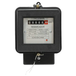 Medidor de Consumo Eléctrico Monofásico 20A 50Hz Remarcador kWh