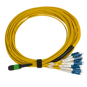 Jumper cable fibra 9/125um 6mt 12-LC/1,5mt 1-MPO/4,5mt monomodo SM