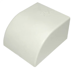 Tapa final QN6F 60x40mm blanca para canaleta QN6W