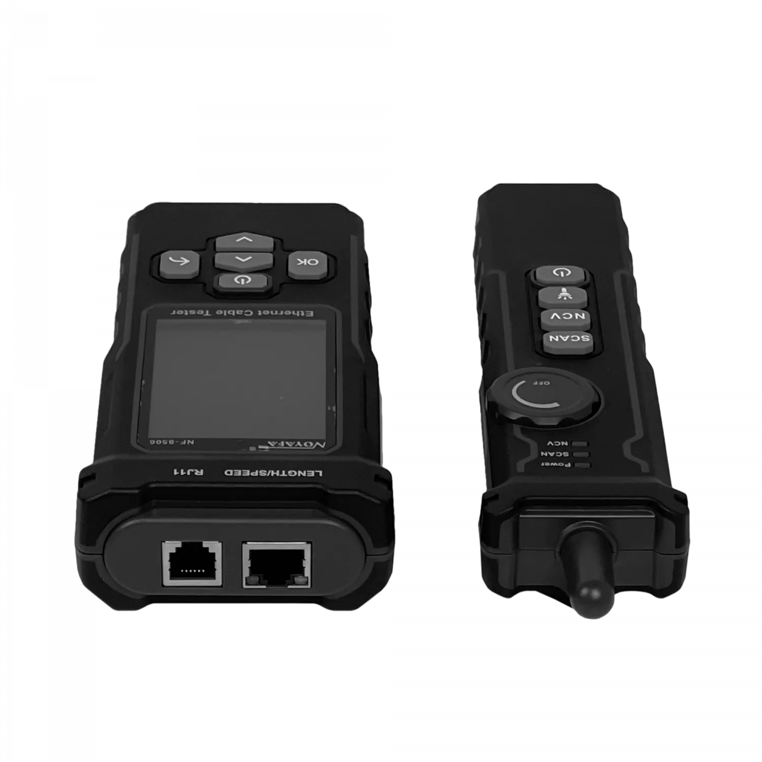 Tester de Red Digital RJ45 RJ11 PoE inc-Chicharra Recargable USBC 10