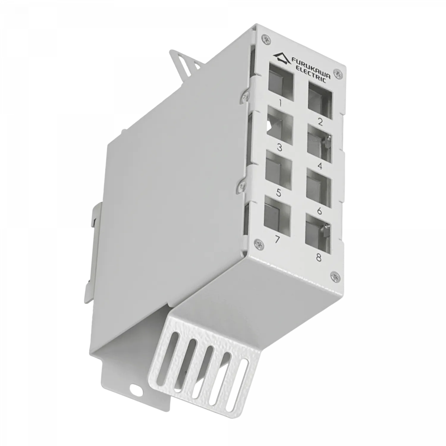 FURUKAWA Req-8-Keystone Patch Panel Riel Din Vacio Metal 8P 35150333 4