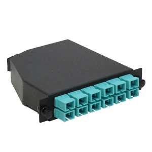 Cassette de Fibra Óptica Pre-conectorizado OM3 12-SC a 1-MPO/M para Panel 1U - CASCOM3