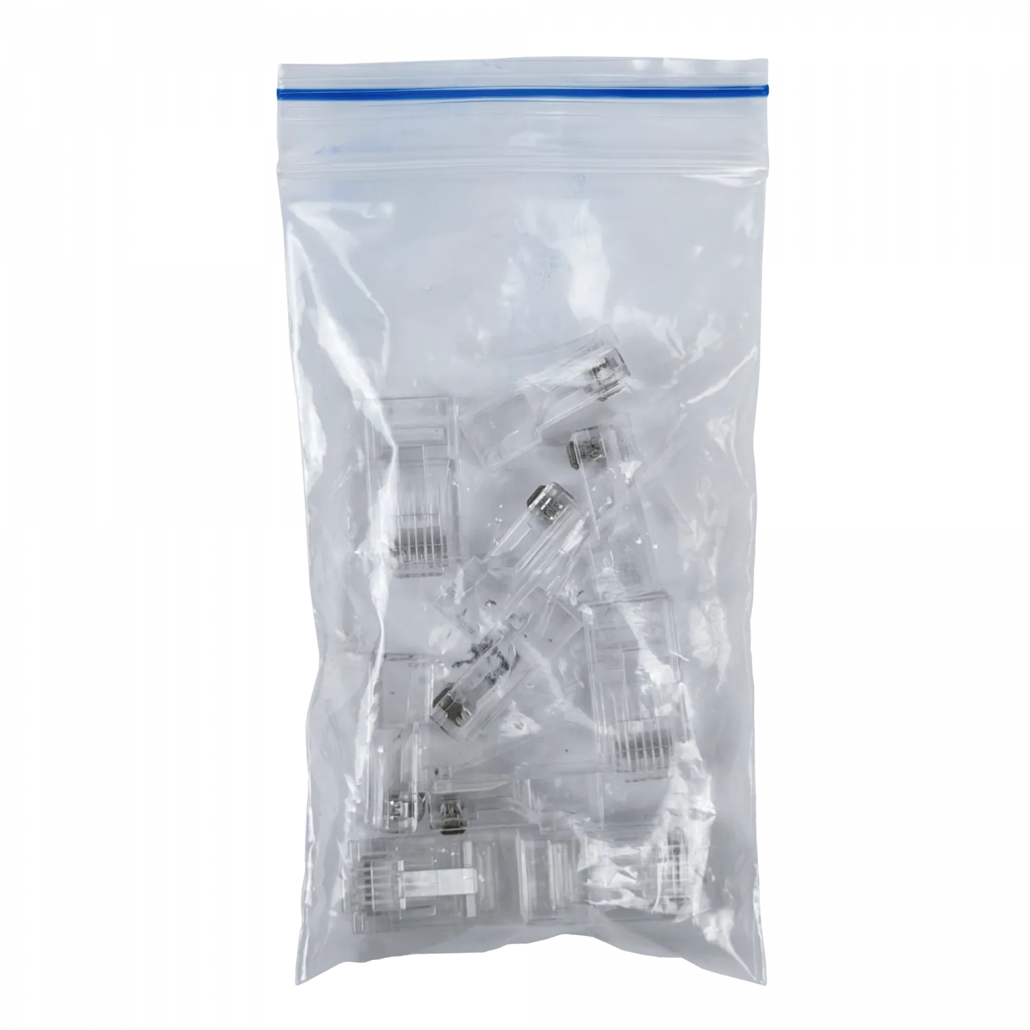 10-unids Sin guia p/Unifilar Cat6 UTP Conector RJ45 2