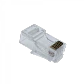 10-unids Sin guia p/Unifilar Cat6 UTP Conector RJ45 - Miniatura 4