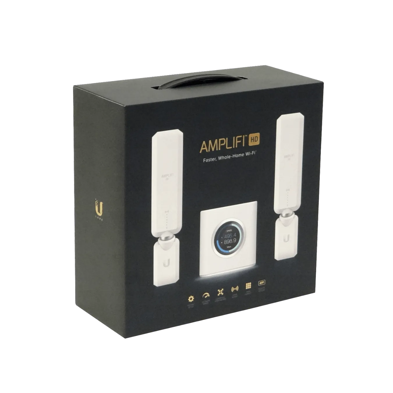 Pack de 2, Sistema Mesh Wi-Fi 5 en Malla AmpliFi Mesh de Ubiquiti - Router y 2 Extensores 8