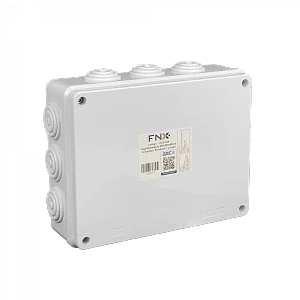 Caja Estanca Blanca IP55 12 Conos 4 Tornillos, 255x200x80mm
