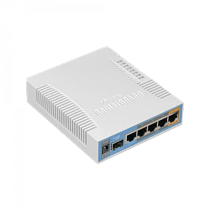 Router Inalámbrico MikroTik hAP ac - Doble Banda 2.4/5 GHz, 5 Puertos Gigabit, SFP, PoE Out