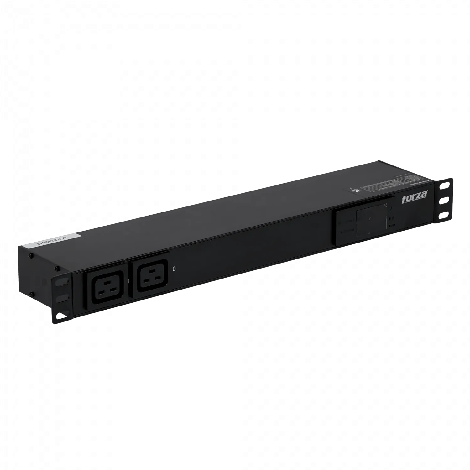 FORZA PDU 16A 4000W 8 Enchufes 8-C13 2-C20 16A Mide/Volt-Amp Rack 1U 1