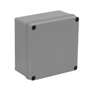 Caja estanca MGC-20 gris PS 150x150x80mm con 4 tornillos