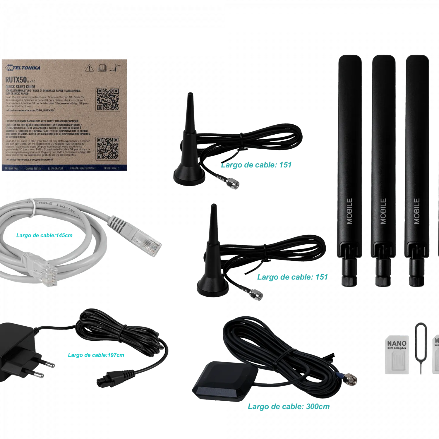 Router Teltonika RUTX50 5G dual SIM para aplicaciones industriales 6