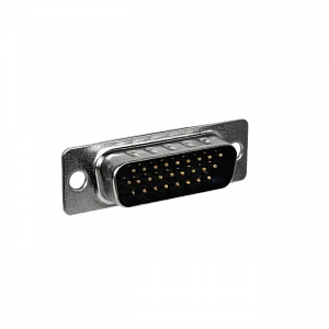 Conector soldable macho DA-26 DB26 3 filas 39mm 26-pin s/tapa HD26