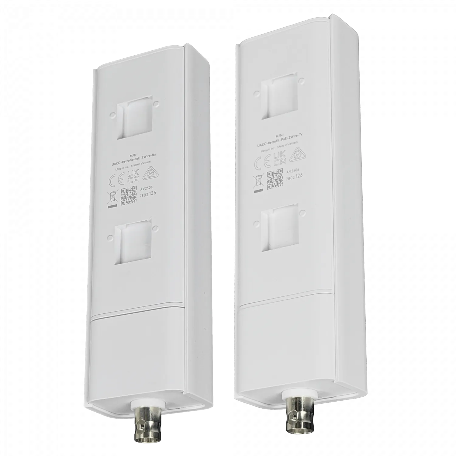 UBIQUITI Par de Extensores PoE++ - 2-BNC 2-RJ45 2 Terminal 9