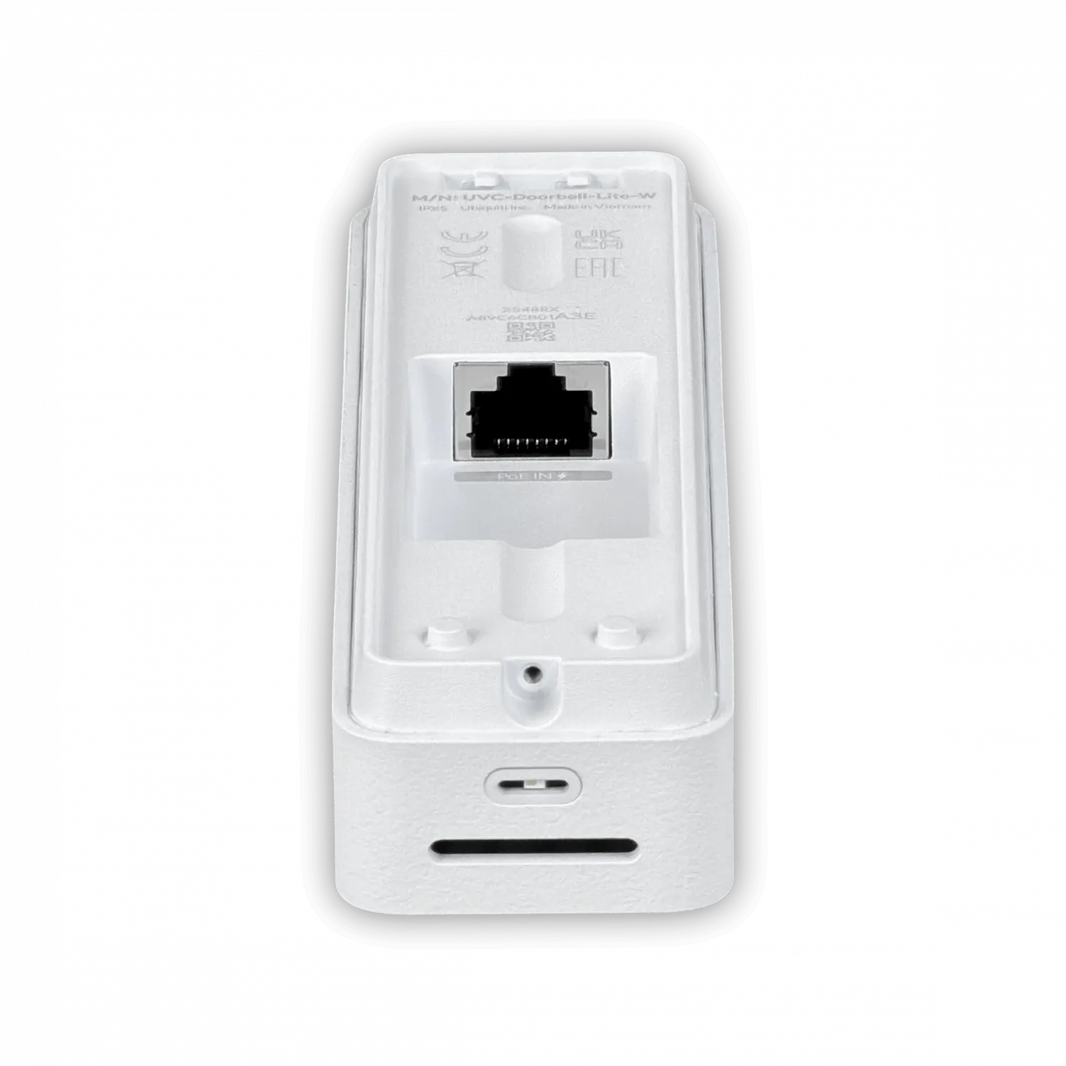UBIQUITI Blanco Timbre 5MP Audio/Mic 1-100 PoE IPX5 IR5m Protect 3