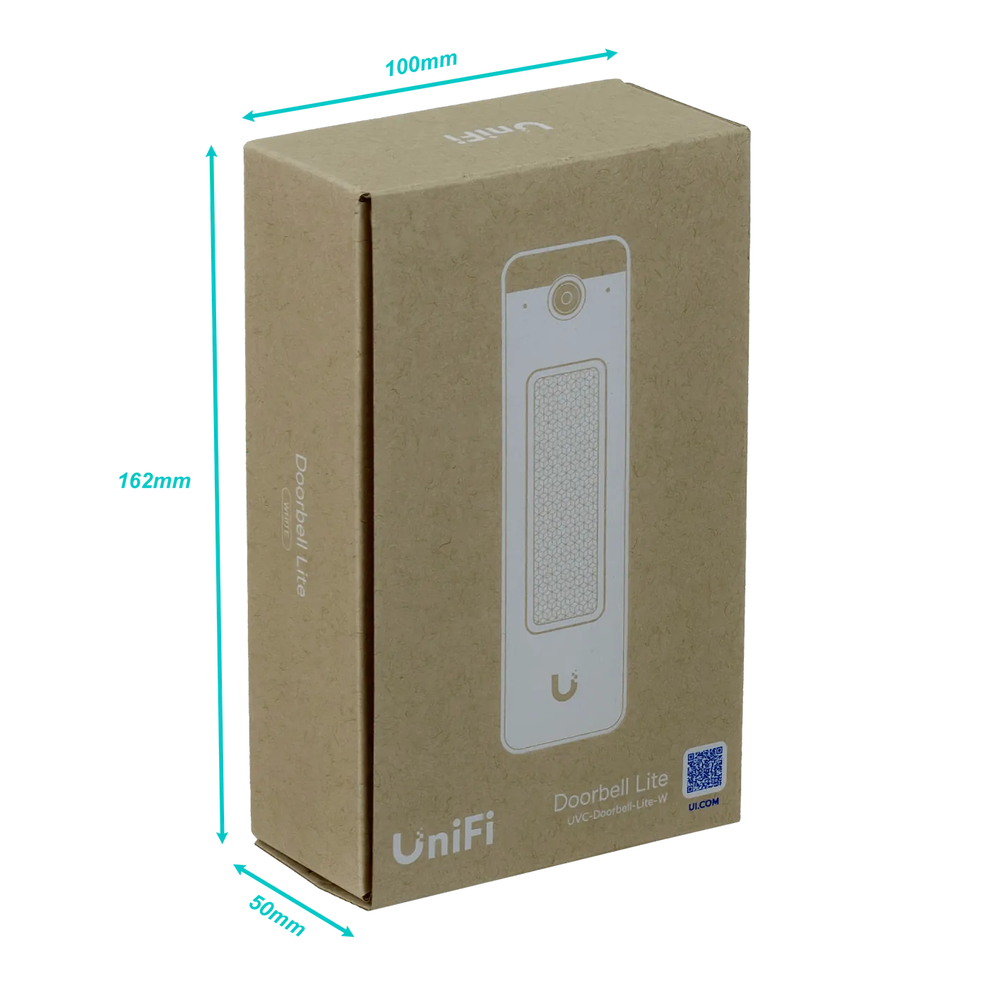 UBIQUITI Blanco Timbre 5MP Audio/Mic 1-100 PoE IPX5 IR5m Protect 5