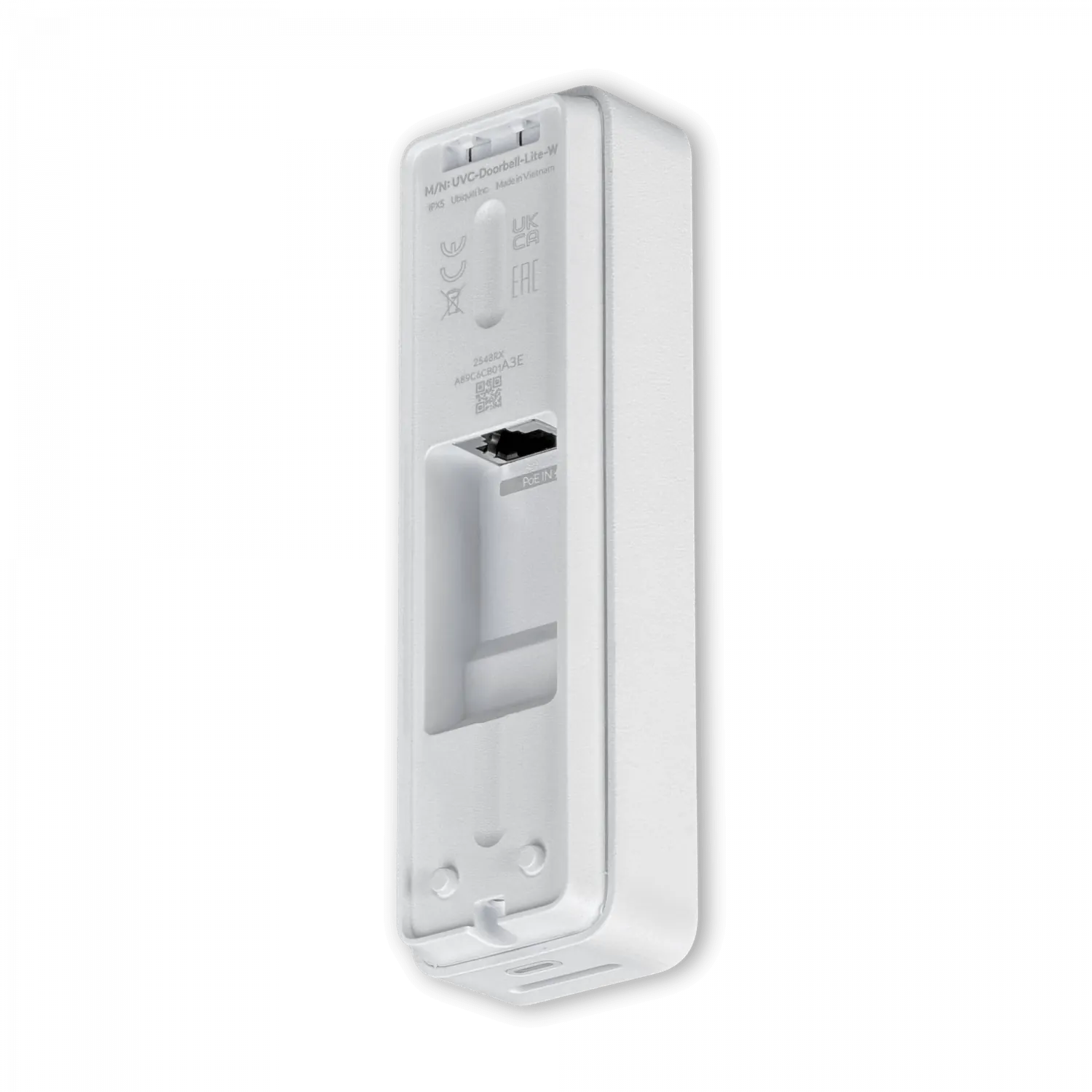 UBIQUITI Blanco Timbre 5MP Audio/Mic 1-100 PoE IPX5 IR5m Protect 7