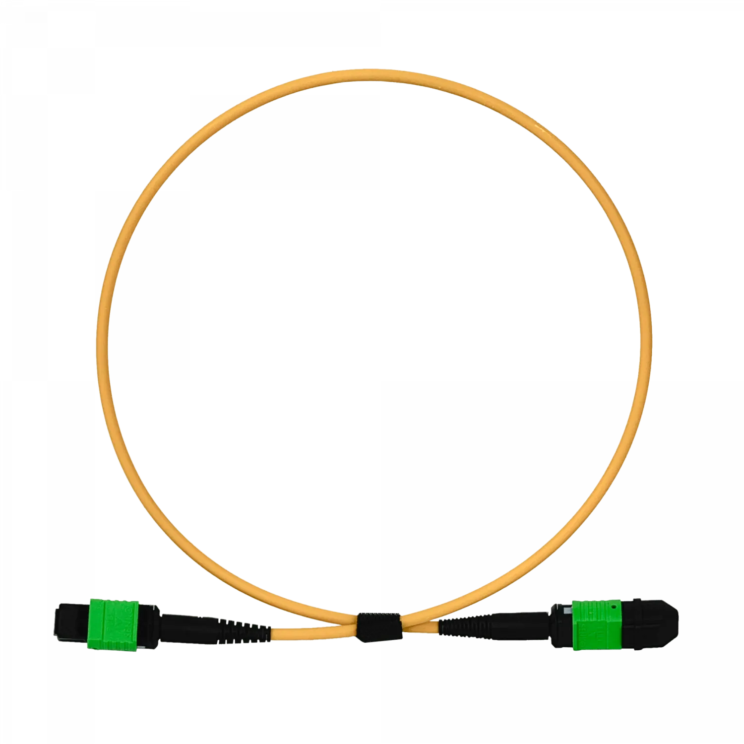 Cable Fibra Óptica MPO-MPO 50cm OS2 12 Fibras Tipo B LSZH Monomodo 1