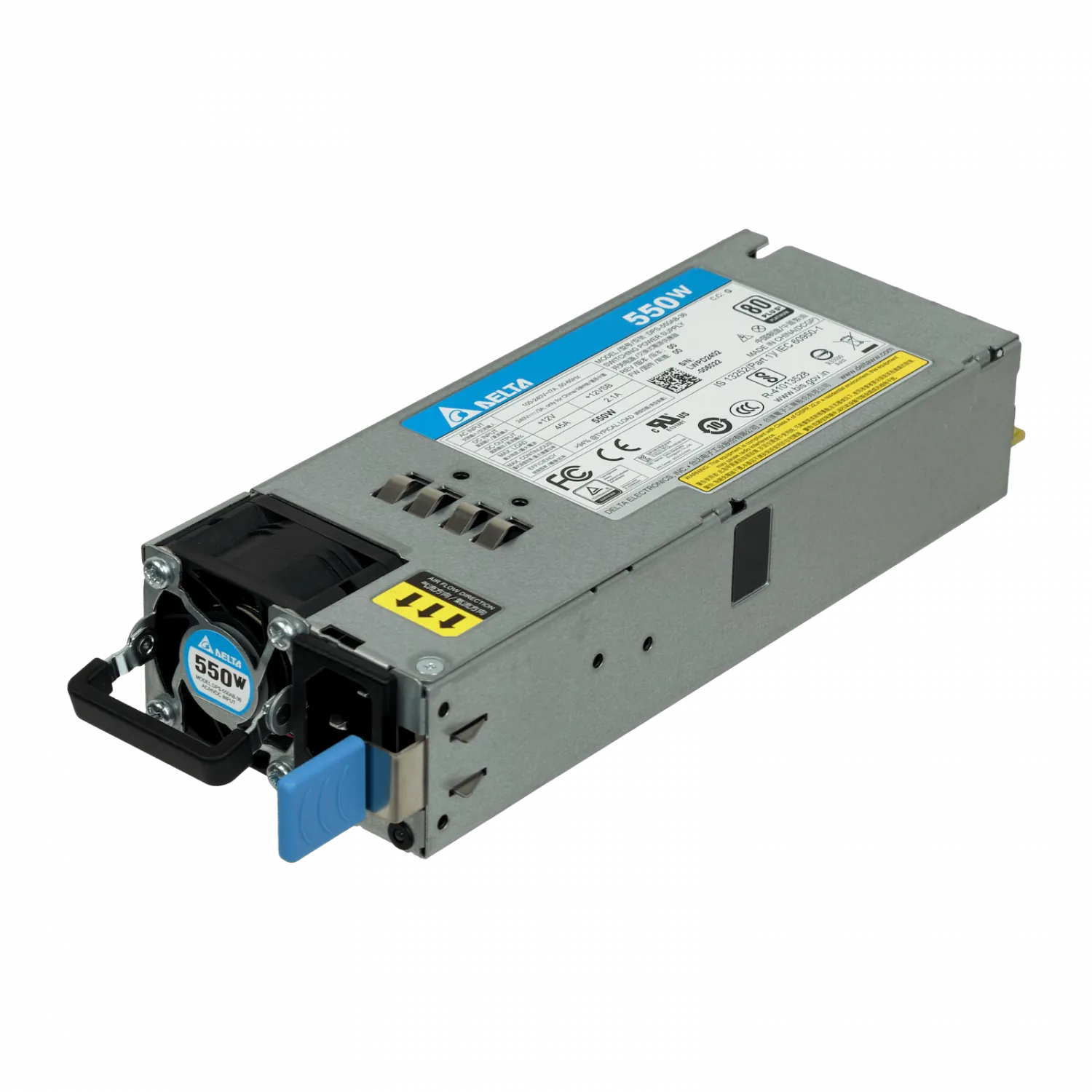 MIKROTIK Fuente Repuesto p/RDS2216 C14 550W 100-240VAC Hot-Swap 12V 6