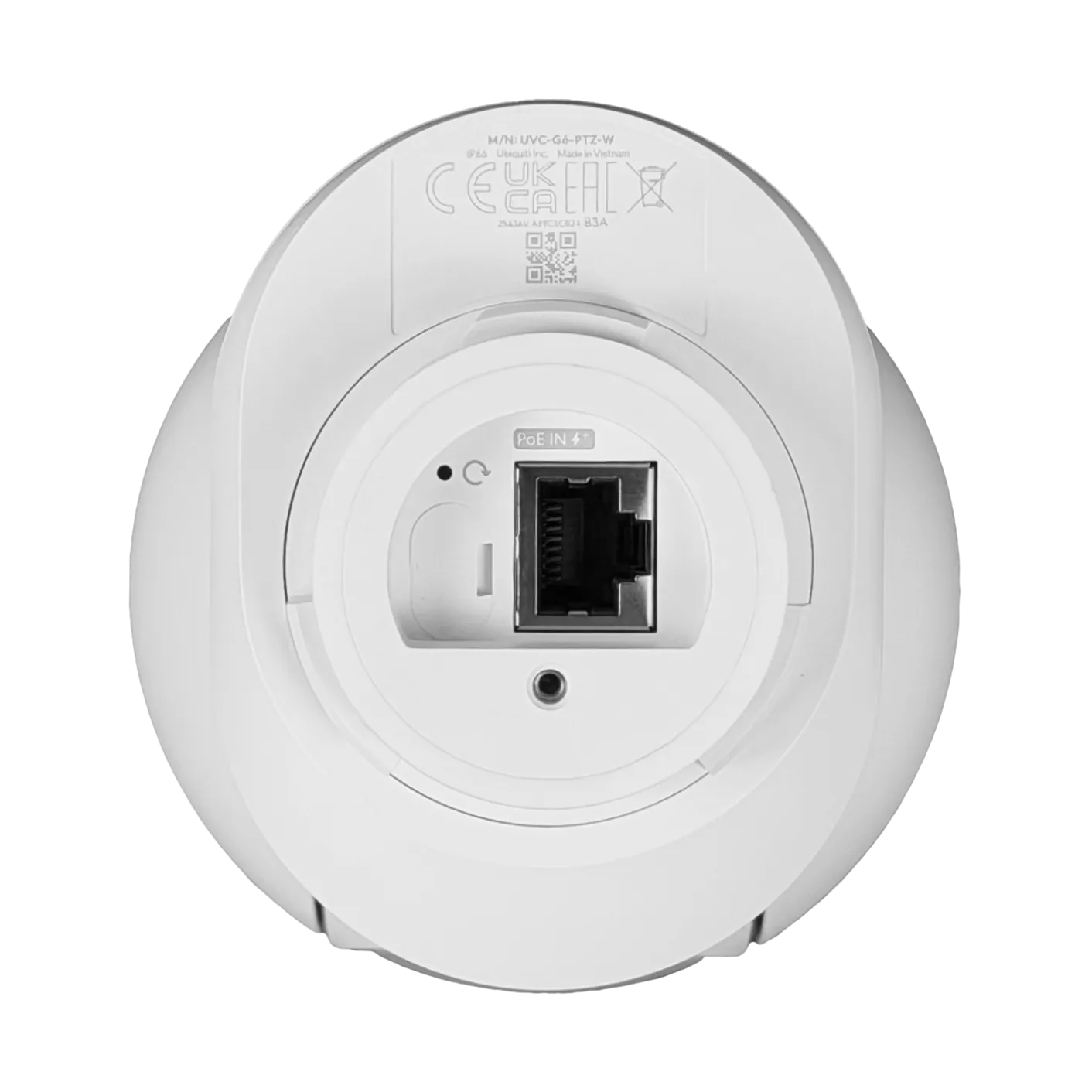 UI Blanco PTZ 8MP AI IR30 100/350º 1-100 10x Audio/Mic reqPoE+ 1