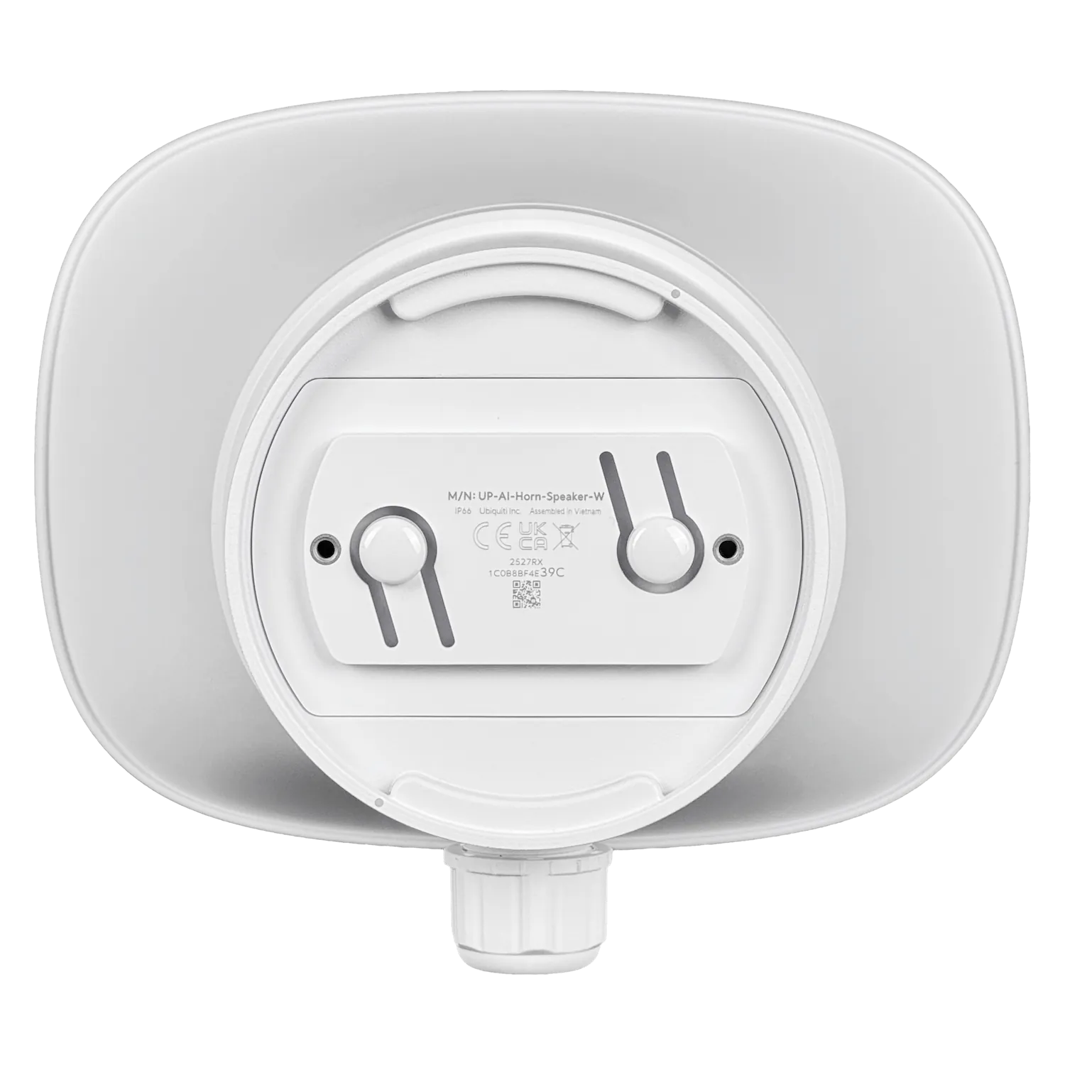 Sirena IP Profesional Ubiquiti UP-AI-HORN-W Blanca 120dB PoE+ IP66 UniFi Protect 7