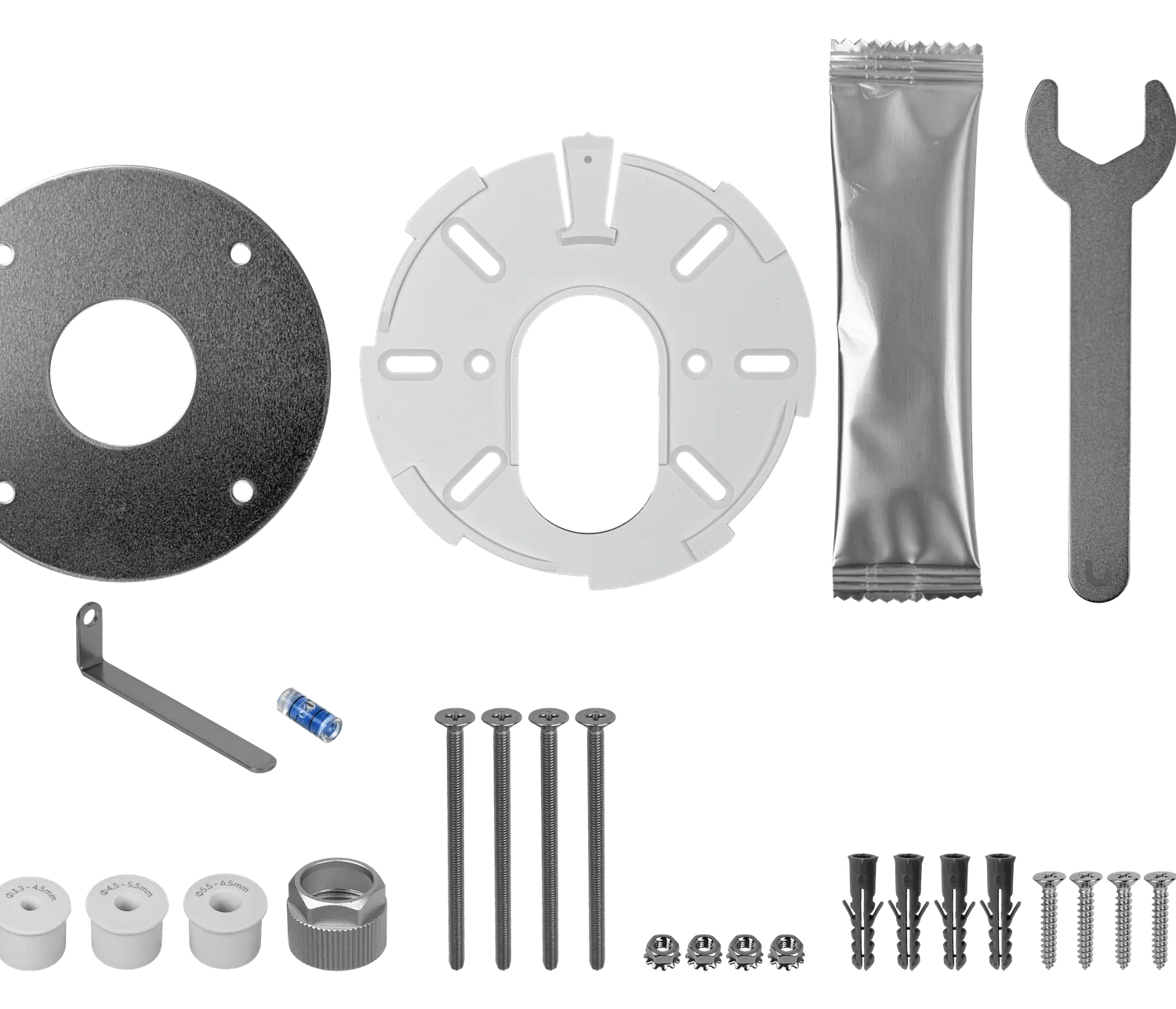 UI Blanco Domo 8MP AI 1-100 IK10 IP66 110º IR30 CamaraIP Mic req-PoE 2