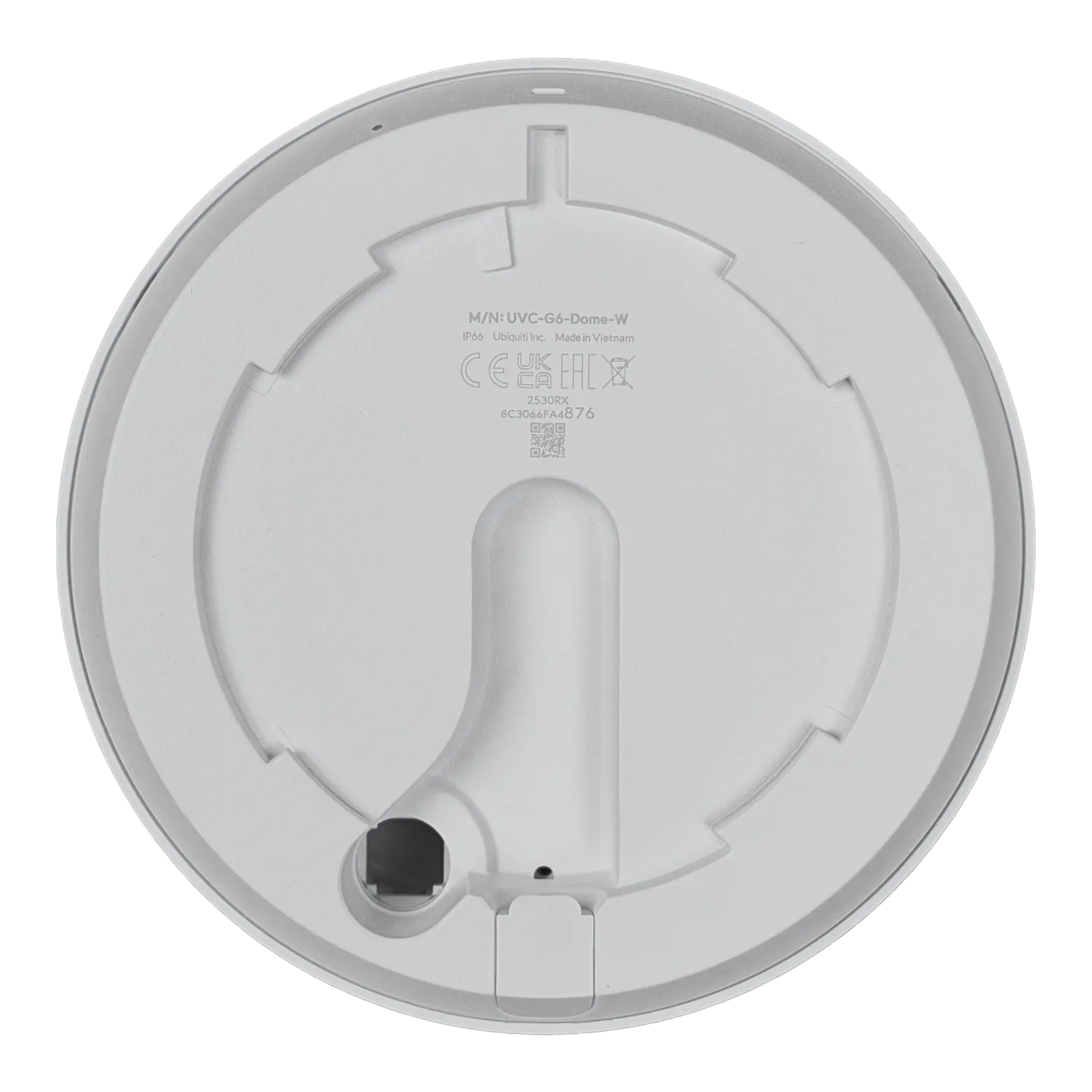 UI Blanco Domo 8MP AI 1-100 IK10 IP66 110º IR30 CamaraIP Mic req-PoE 3