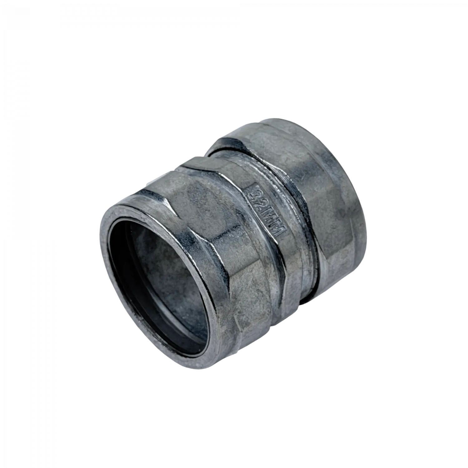 Copla de Compresion Acero Galvanizado para Conduit EMT 32,0mm 32mm 2