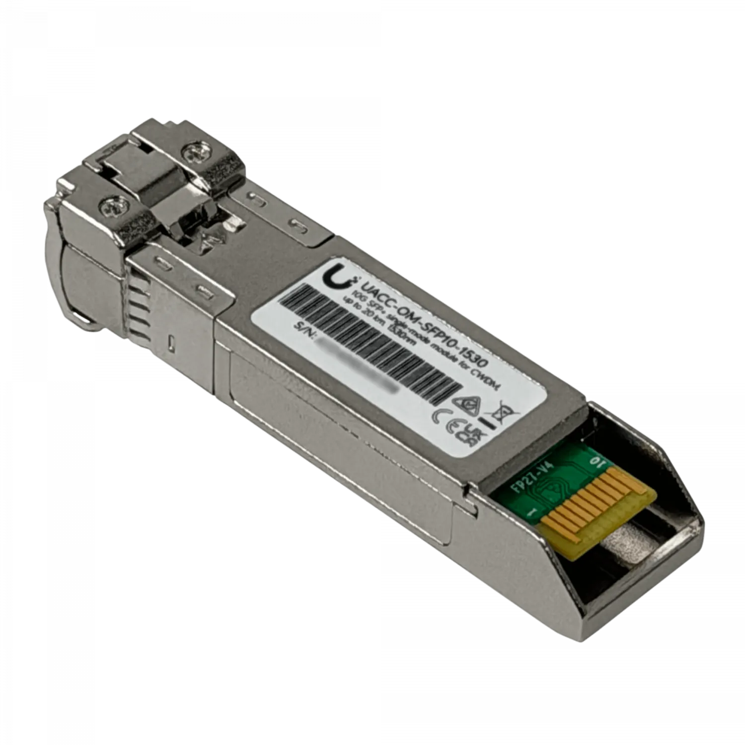 Modulo Optico Ubiquiti SFP10-1530 SFP+ 10Gbps 1530nm Monomodo 20km 4