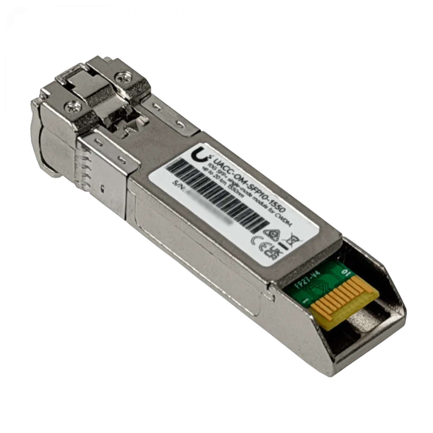 Modulo Optico Ubiquiti SFP10-1550 SFP+ 10Gbps 1550nm Monomodo 20km 4