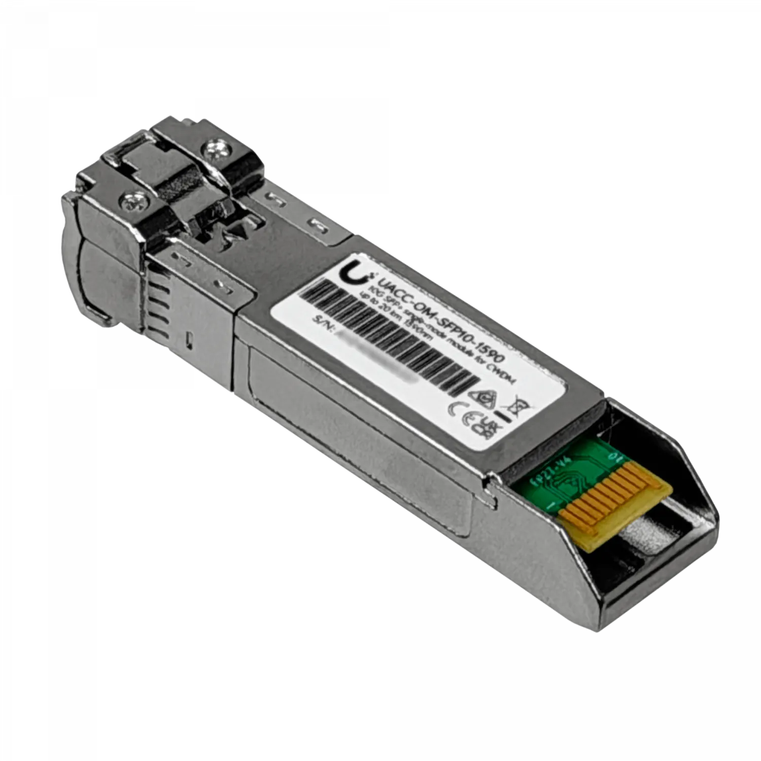 Modulo Optico Ubiquiti SFP10-1590 SFP+ 10Gbps 1590nm Monomodo 20km 2