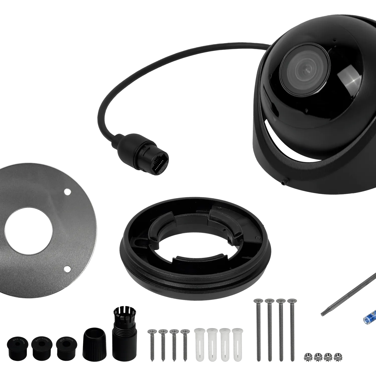 UBIQUITI Negro Dome 8MP AI IR30m 1-100 110º IP66 IK04 Mic req-PoE 4