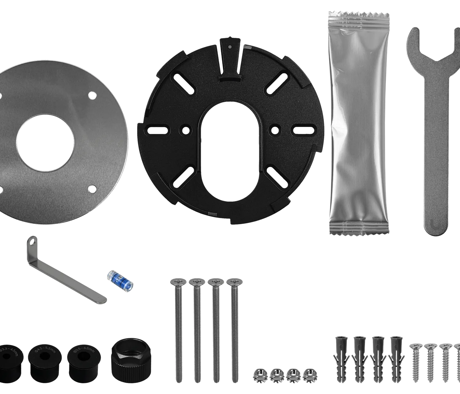 UI Negro Domo 8MP AI 1-100 IK10 IP66 110º IR30 CamaraIP Mic req-PoE 6