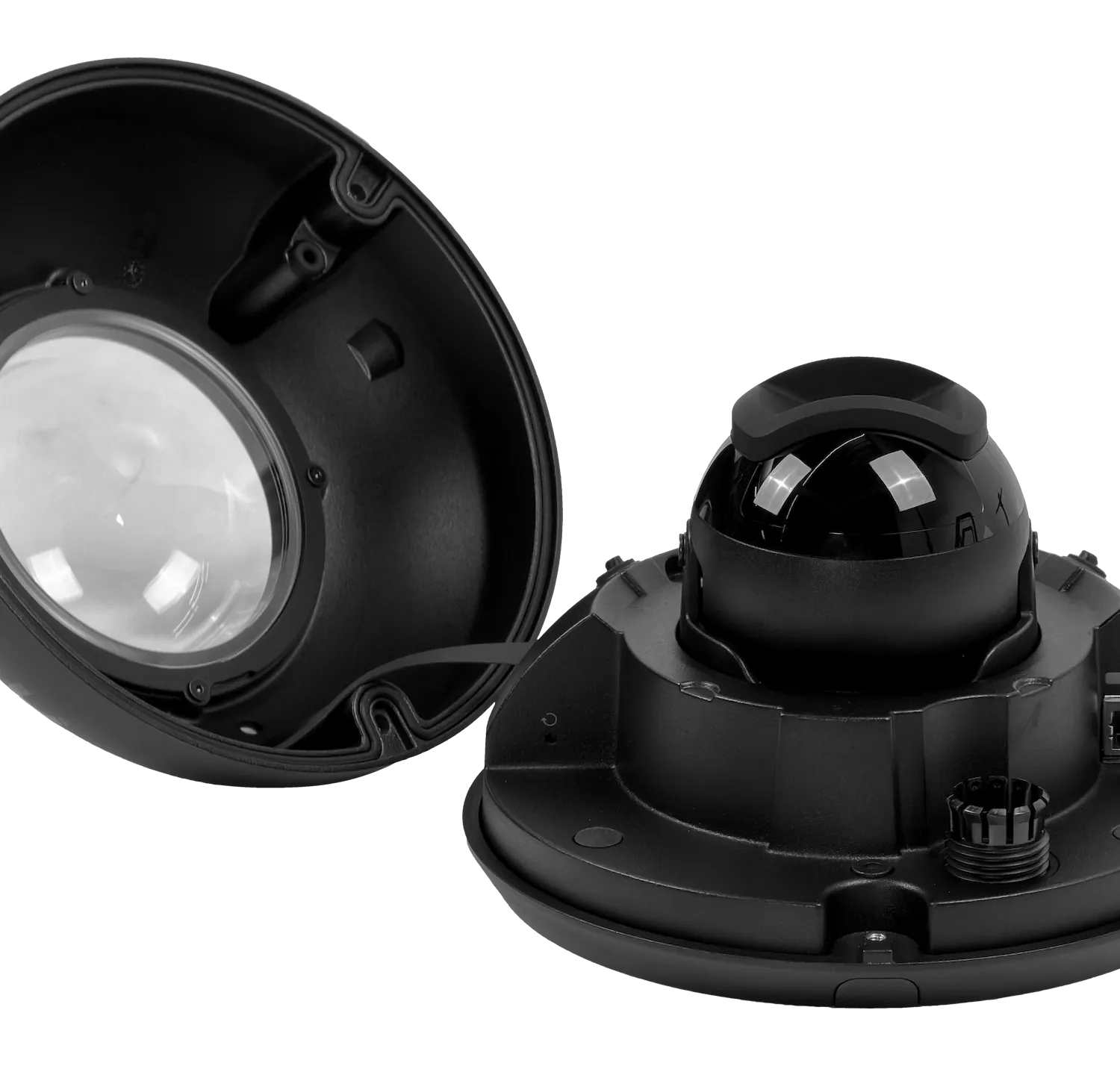 UI Negro Domo 8MP AI 1-100 IK10 IP66 110º IR30 CamaraIP Mic req-PoE 7