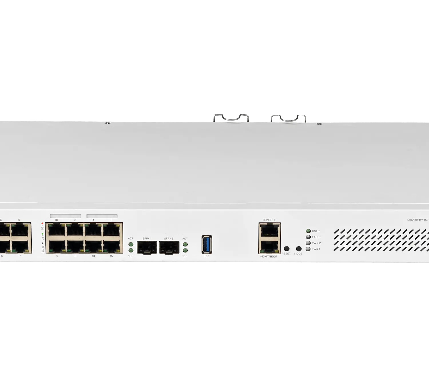 MIKROTIK 17-1000(8-PoE+) 2-SFP+ USB L2/L3 Rack 2-220VAC Switch 4