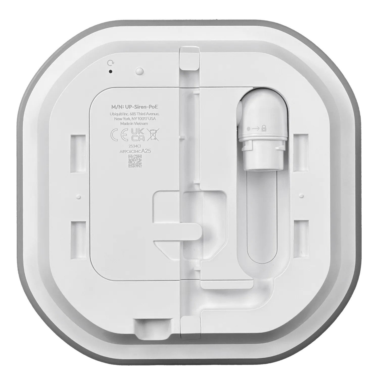 Sirena de Emergencia Ubiquiti UniFi Protect PoE 110dB con LED RGB para Seguridad 8